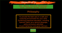 Desktop Screenshot of learningforlife123.com